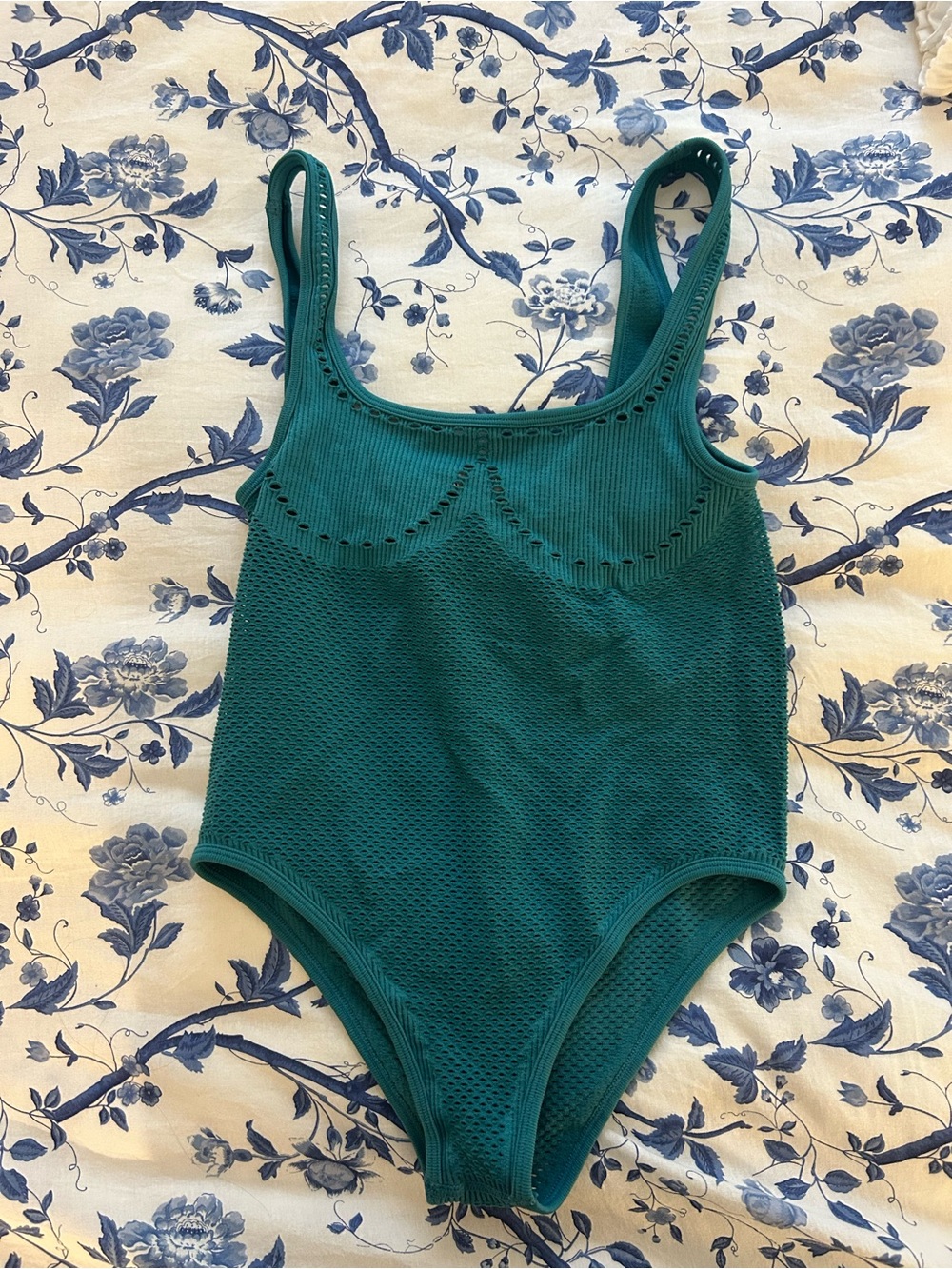 Blue/green Zara bodysuit